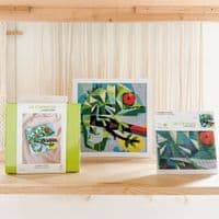 Milpoint Chameleon on a Branch Tapestry kit