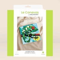 Milpoint Chameleon on a Branch Tapestry kit