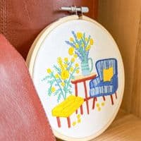 Milpoint Cosy Corner Freestyle embroidery kit