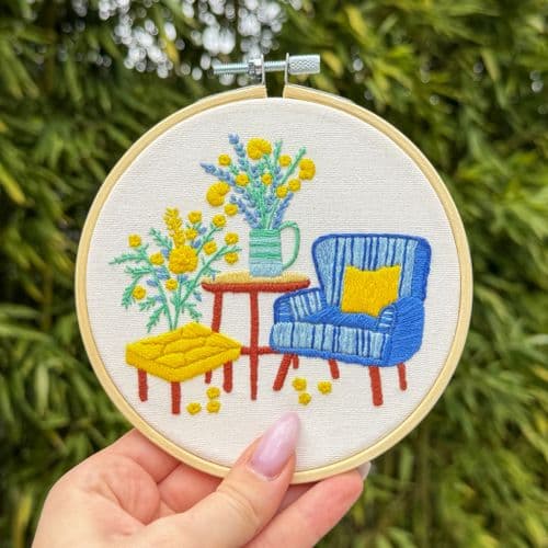 Milpoint Cosy Corner Freestyle embroidery kit