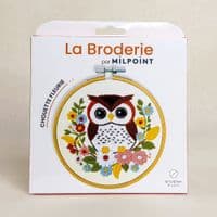 Milpoint Floral Owl Freestyle embroidery kit