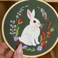 Milpoint Garden Rabbit Freestyle embroidery kit