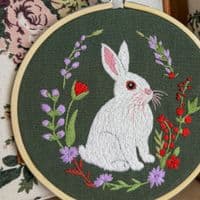 Milpoint Garden Rabbit Freestyle embroidery kit