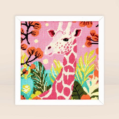 Milpoint Giraffe Pop Tapestry kit