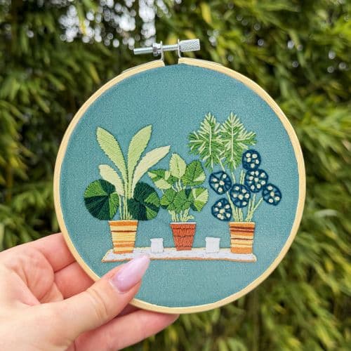 Milpoint Green Trio Freestyle embroidery kit
