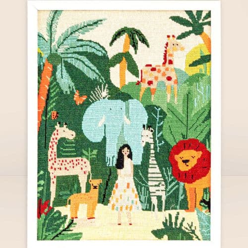 Milpoint Jungle Heart Tapestry kit