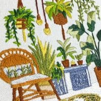 Milpoint Little Greenhouse Freestyle embroidery kit