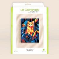 Milpoint Midnight Cat Tapestry kit