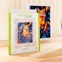 Milpoint Midnight Cat Tapestry kit