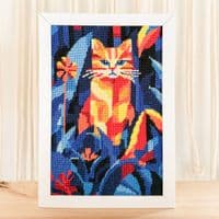 Milpoint Midnight Cat Tapestry kit