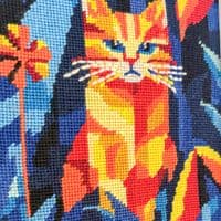 Milpoint Midnight Cat Tapestry kit