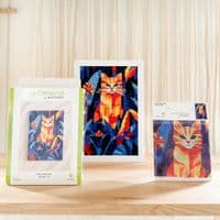 Milpoint Midnight Cat Tapestry kit