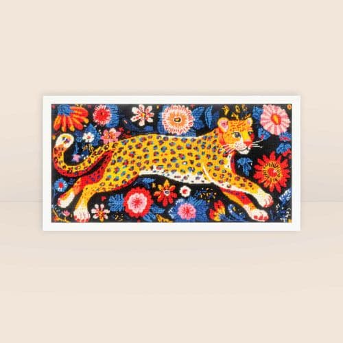 Milpoint Panther in Blossoms Tapestry kit