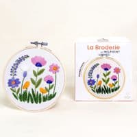 Milpoint Pastel Meadow Freestyle embroidery kit