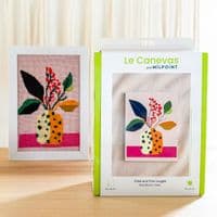Milpoint Red Bloom Vase Tapestry kit