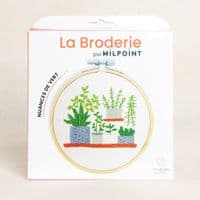 Milpoint Shades of Green Freestyle embroidery kit