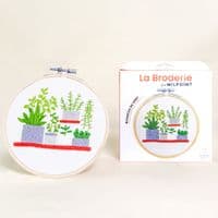 Milpoint Shades of Green Freestyle embroidery kit