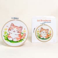 Milpoint Smiling Kitty Freestyle embroidery kit