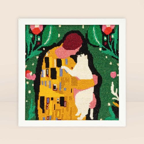 Milpoint The Feline Kiss Tapestry kit