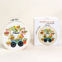 Milpoint The Flower Wheelbarrow Freestyle embroidery kit
