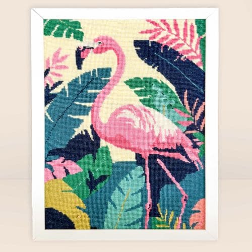 Milpoint Tropical Flamingo Tapestry kit