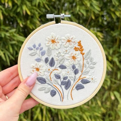 Milpoint White Dream Freestyle embroidery kit
