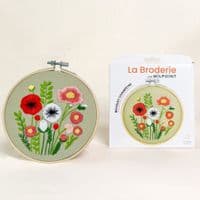 Milpoint Wildflower Bouquet Freestyle embroidery kit