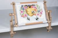 Milward Rotating Tapestry Frame - Clip-on: Beech Wood: 30.5 x 30.5cm