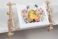 Milward Rotating Tapestry Frame - Stitch-on: Beech Wood: 22 x 15cm/9 x 6in