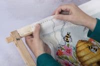 Milward Rotating Tapestry Frame - Stitch-on: Beech Wood: 22 x 15cm/9 x 6in