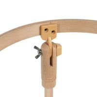 Milward Seat Frame with 3 Embroidery Hoops: Beech: Hoop Sizes 6