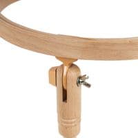 Milward Seat Frame with 3 Embroidery Hoops: Beech: Hoop Sizes 6