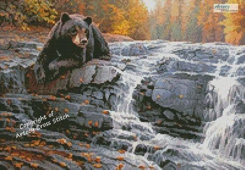 Mini Bearly Time by Artecy printed cross stitch chart