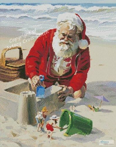 Mini Castles in the Sand by Artecy printed cross stitch chart