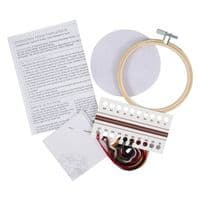 Mini Embroidery Kit with Hoop: Bird