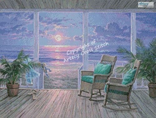 Mini Evening Breeze by Artecy printed cross stitch chart