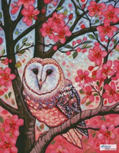 Mini Life's a Hoot by Artecy printed cross stitch chart