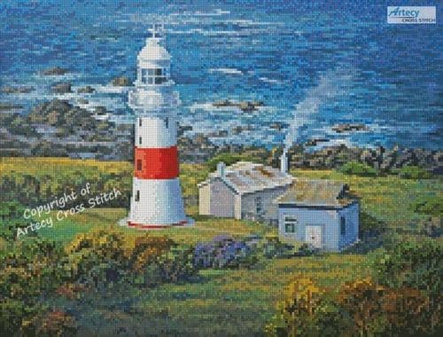 Mini Low Head Lighthouse by Artecy printed cross stitch chart