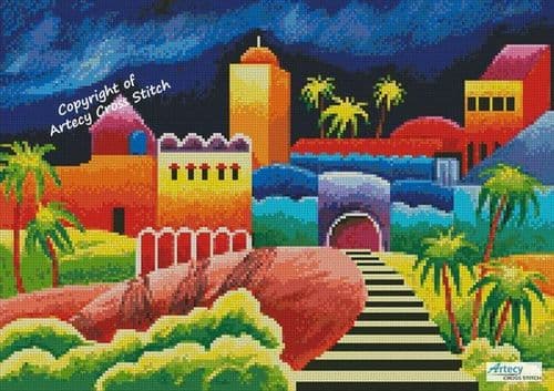 Mini Mediterranean 1 by Artecy printed cross stitch chart