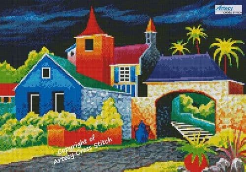 Mini Mediterranean 2 by Artecy printed cross stitch chart