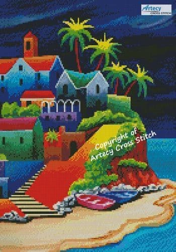 Mini Mediterranean 4 by Artecy printed cross stitch chart