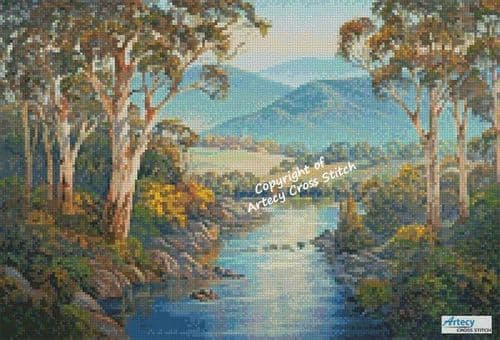 Mini Ovens Valley, Autumn by Artecy printed cross stitch chart