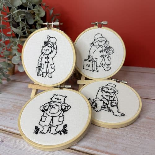 Mini Paddington Embroidery Kit Bundle
