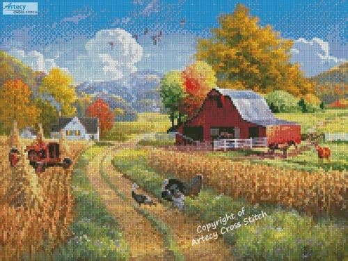Mini Season to be Thankful by Artecy printed cross stitch chart