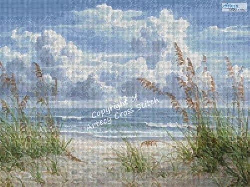 Mini Summer Beach Breeze by Artecy printed cross stitch chart