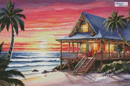 Mini Summer Christmas by Artecy printed cross stitch chart