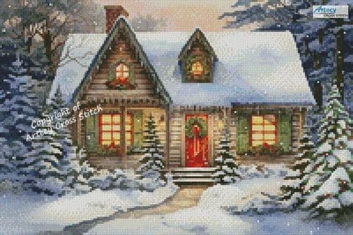 Mini Winter Christmas by Artecy printed cross stitch chart
