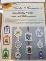 Mini Wooden Square Display Frames