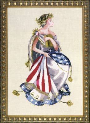 Mirabilia Queen of Freedom - Limited Edition printed cross stitch chart