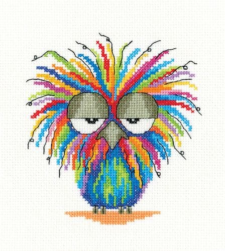 Monday Morning cross stitch kit - Party Animals by Michaela Learner